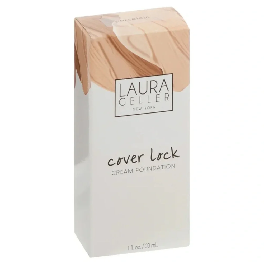 Laura Geller Cover Lock Cream Foundation 1 oz in Honey